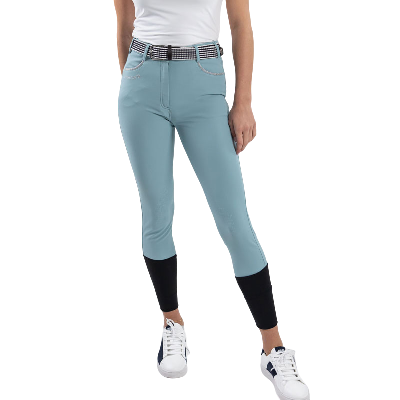 Harcour - Pantalon d'équitation femme Jaltika bleu