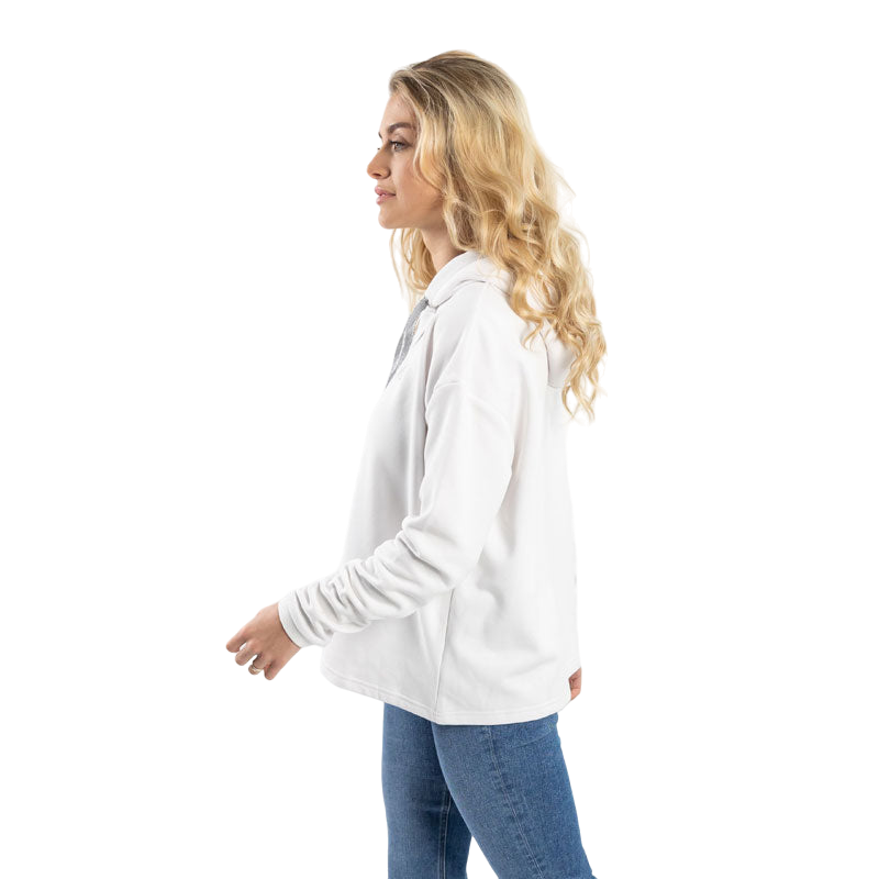 Harcour - Palmyre women's white hoodie