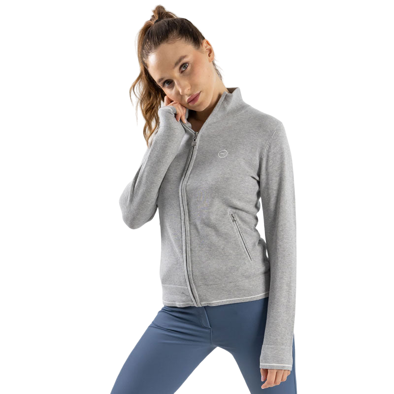 Harcour – Graues Bade-Sweatshirt für Damen