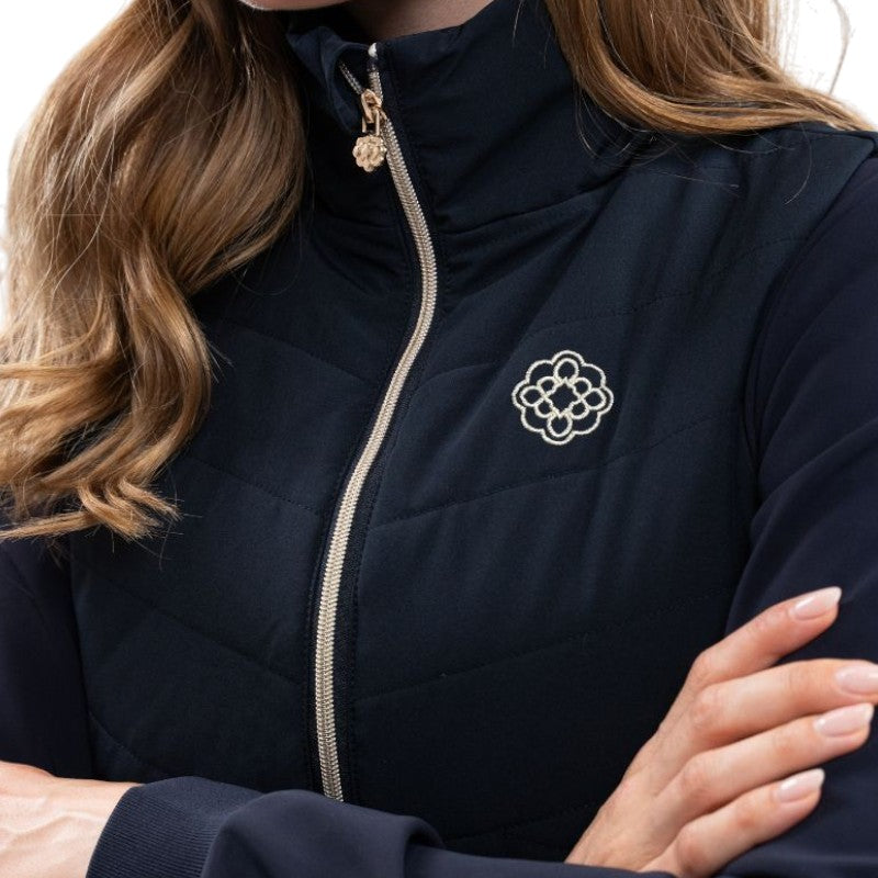 Harcour - Dames mouwloze gilet Leonie marine Harcour x Versailles 