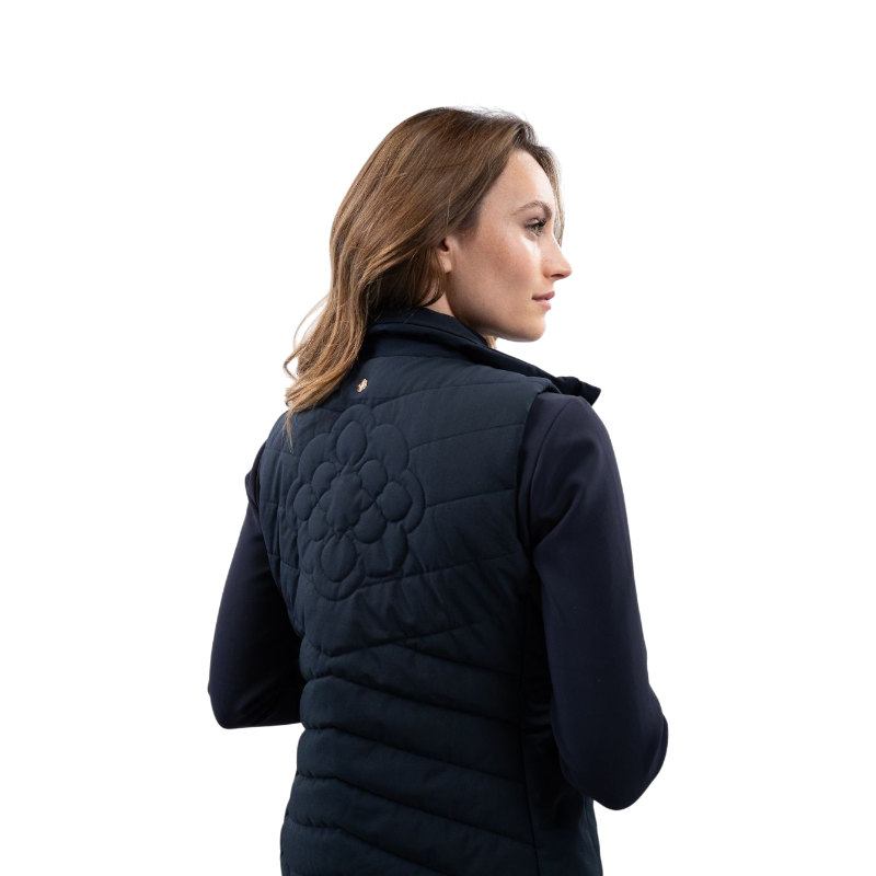 Harcour - Dames mouwloze gilet Leonie marine Harcour x Versailles 