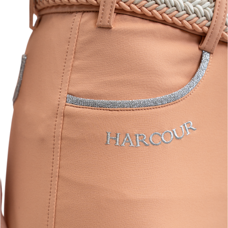 Harcour - Pantalon d'équitation femme Jaltika abricot