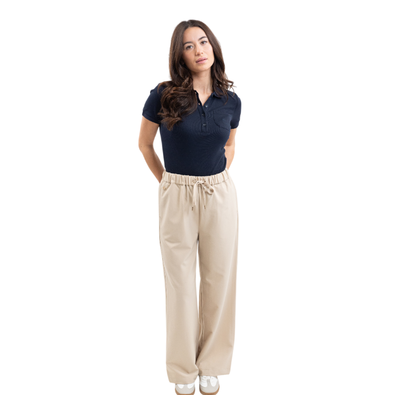 Harcour - Women's fluid Paisley linen pants 