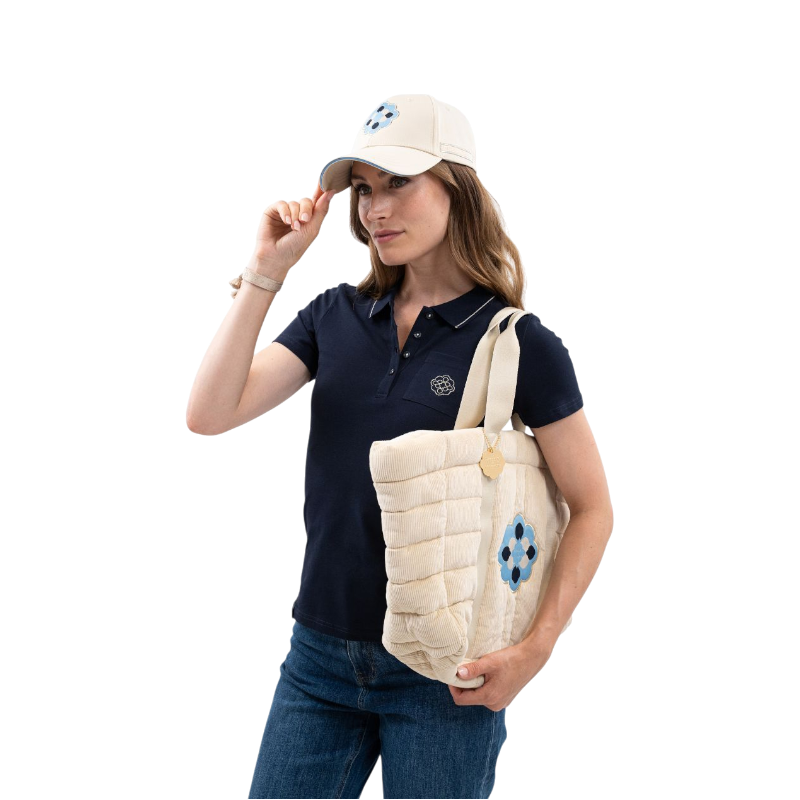 Harcour - Damen Poloshirt mit kurzen Ärmeln Gasparine marine Harcour x Versailles 