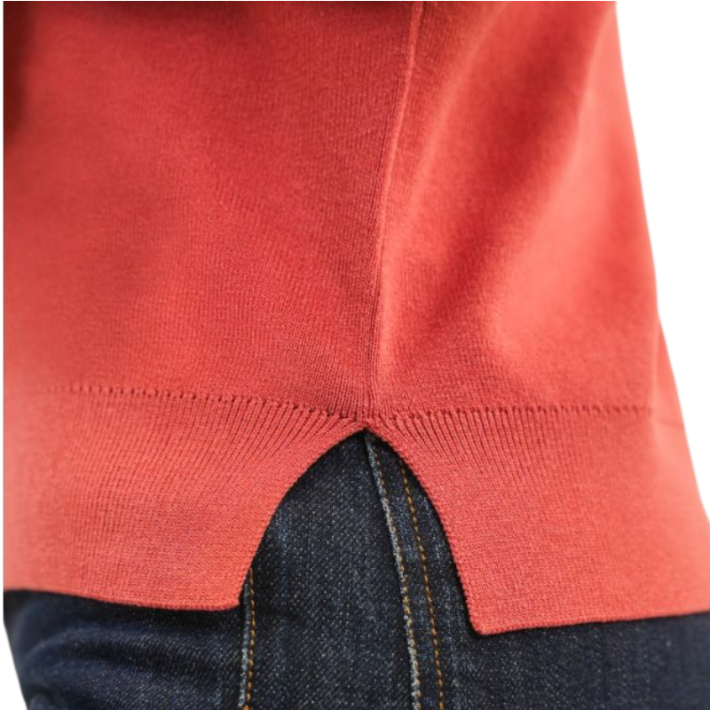 Harcour - Polo manches courtes femme Babeth pamplemousse | - Ohlala