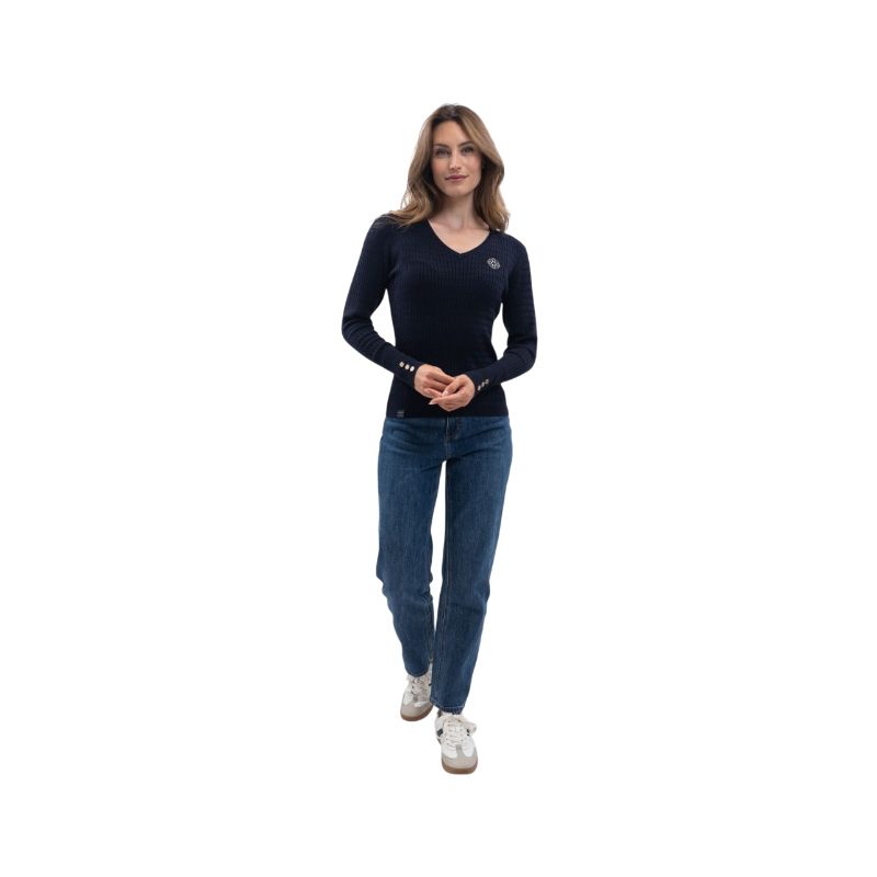 Harcour - Women's pull Antoinette navy Harcour x Versailles 