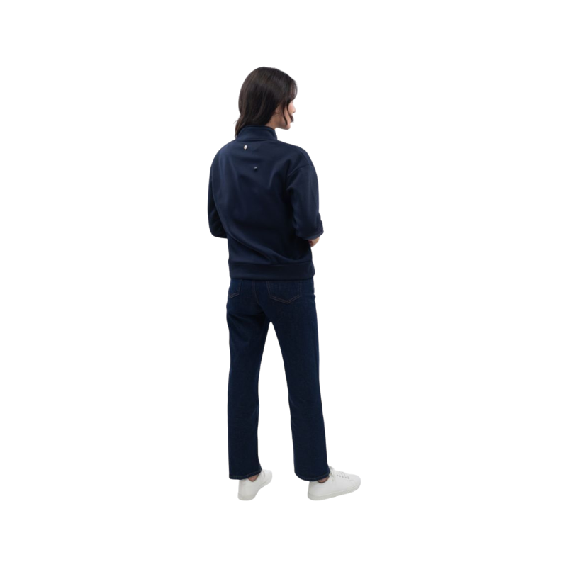 Harcour - Women's zip sweatshirt Louise navy Harcour x Versailles 