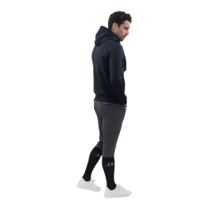 Harcour - Technisch sweatshirt met rits voor heren Aron zwart 