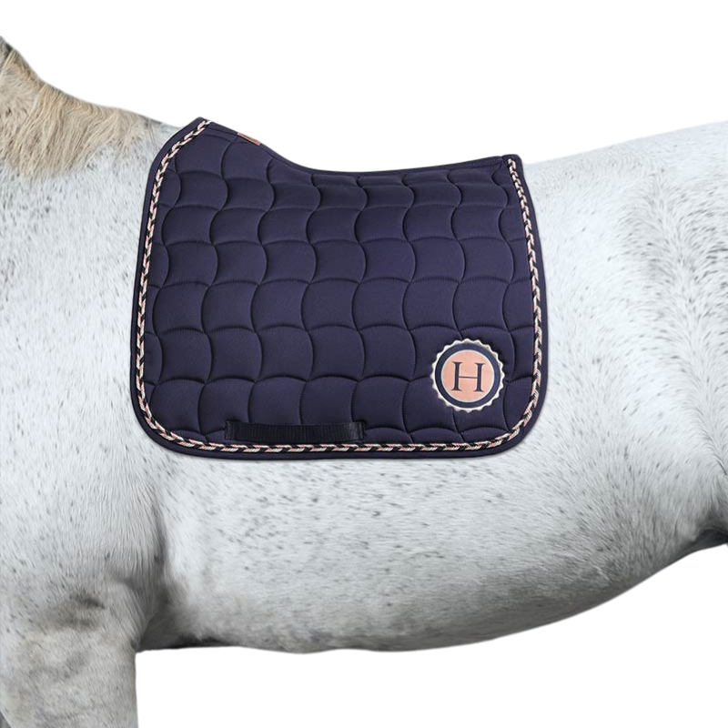 Harcour - Tapis de dressage Schella marine