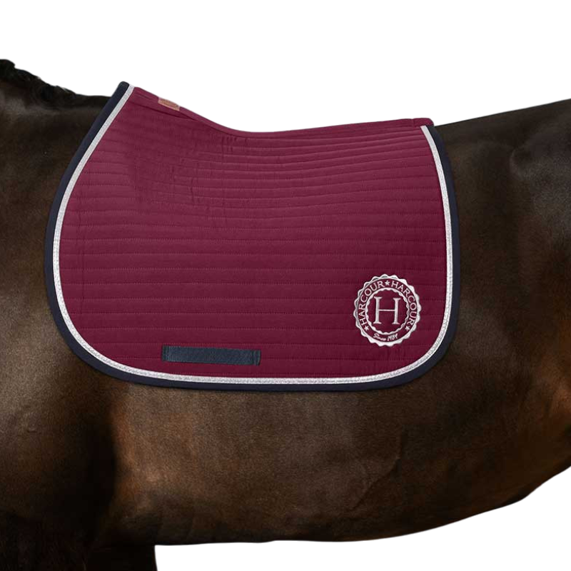 Harcour - Tapis de selle Karembar bordeaux