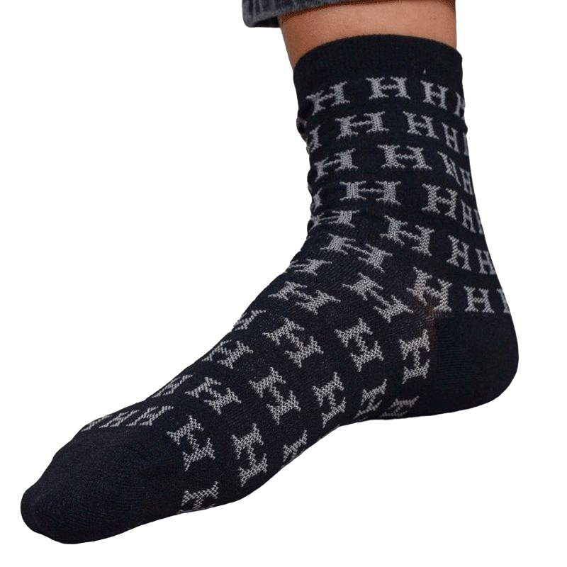 Harcour - Chaussettes courtes Soda noir (x1)