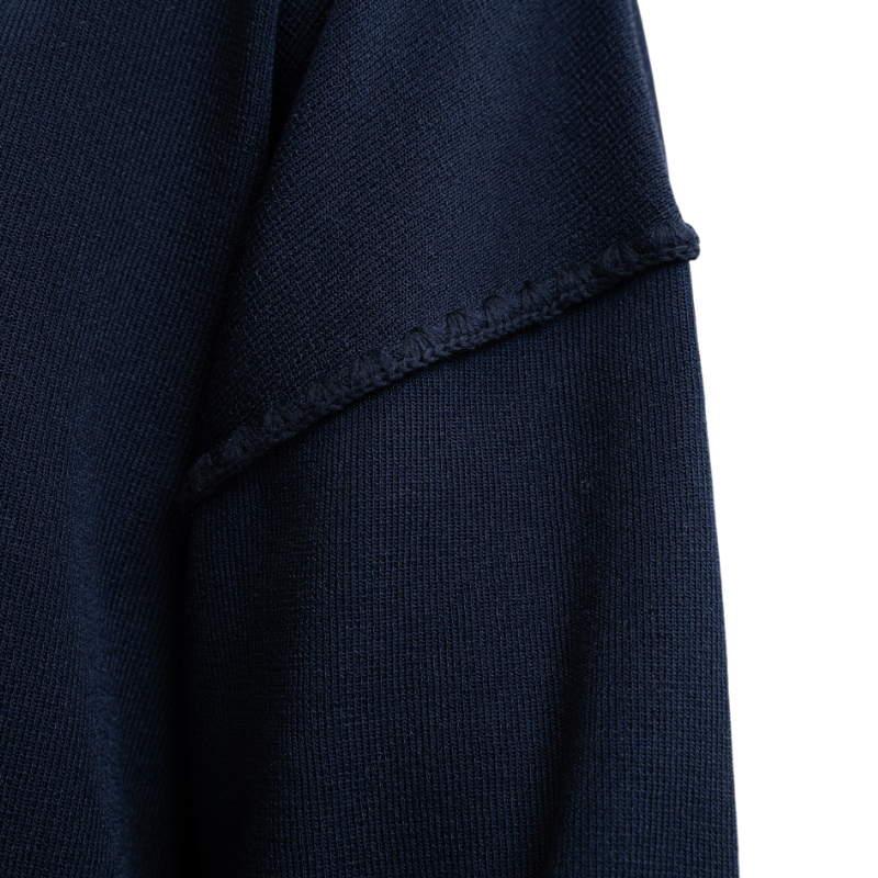 Harcour - Sweat à capuche manches longues femme Plume marine | - Ohlala