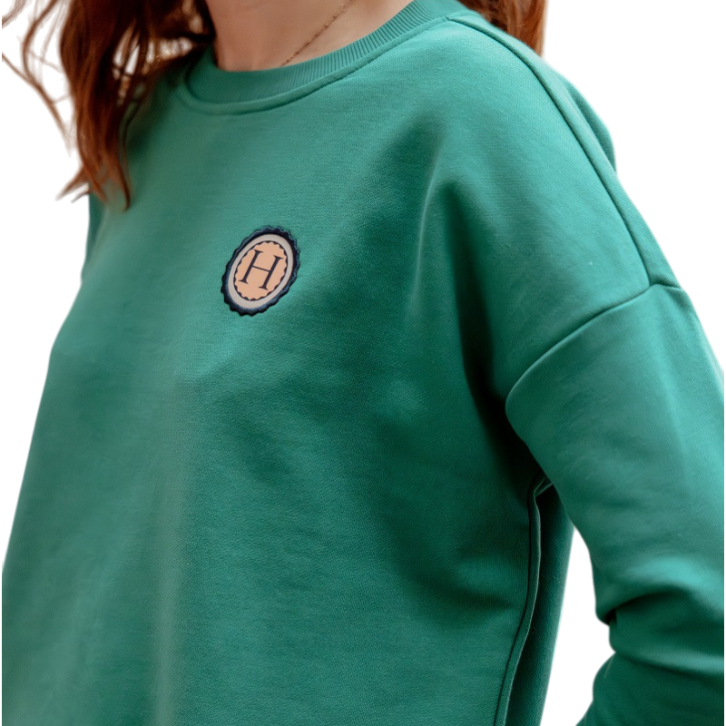Harcour - Sweat met lange mouwen dames Santana smaragdgroen 