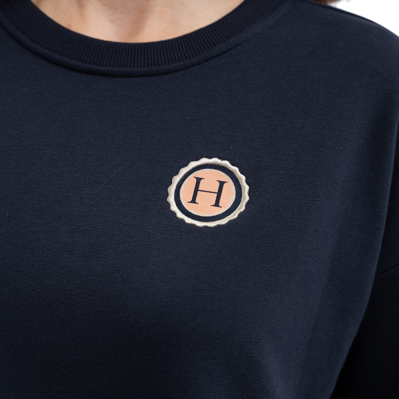 Harcour - Dames sweat met lange mouwen Santana marine 