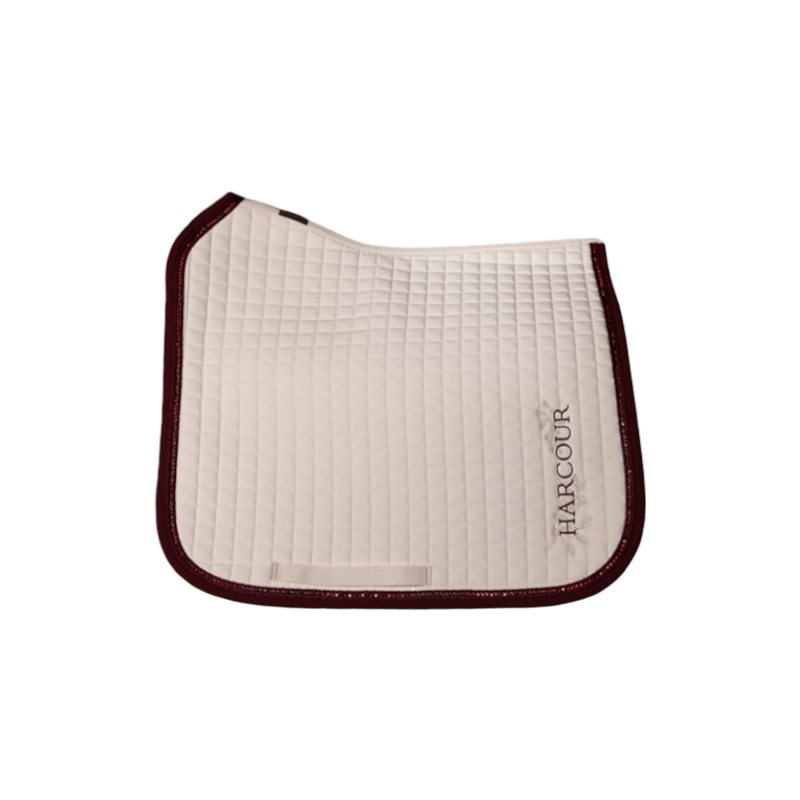 Harcour - Tapis de dressage Cramberries écru | - Ohlala