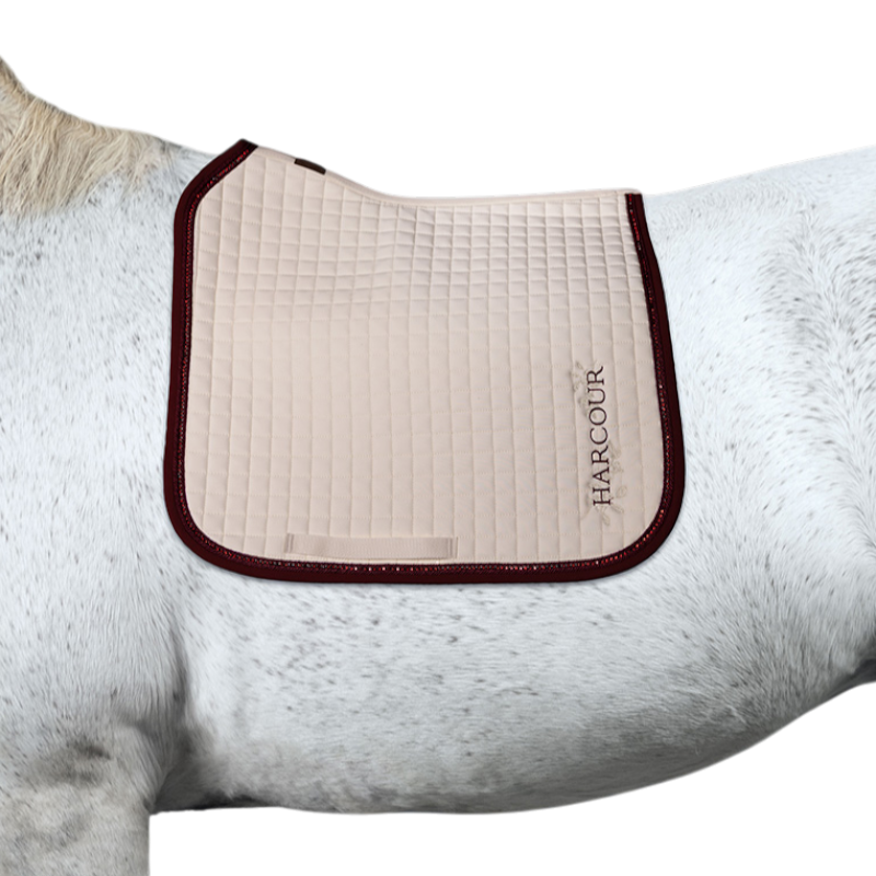 Harcour - Tapis de dressage Cramberries écru | - Ohlala