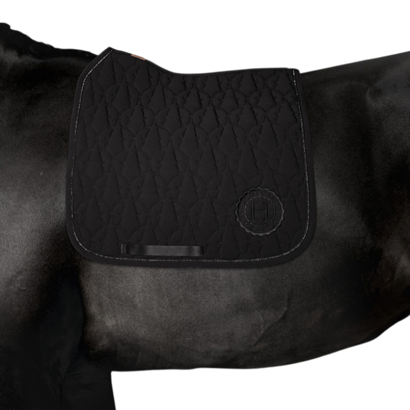 Harcour - Tapis de dressage Vaillant noir | - Ohlala