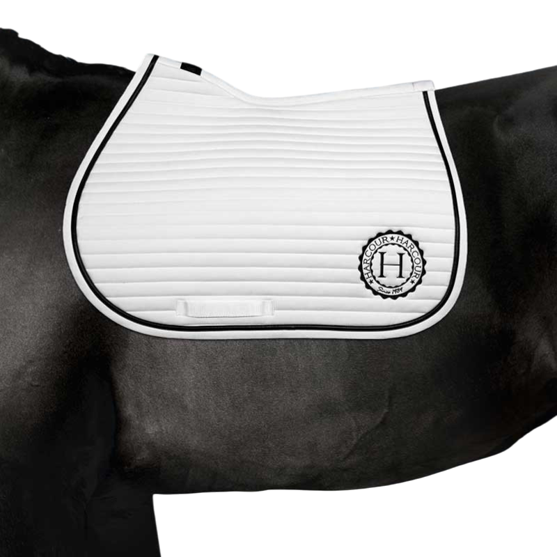 Harcour - Tapis de selle Karembar blanc