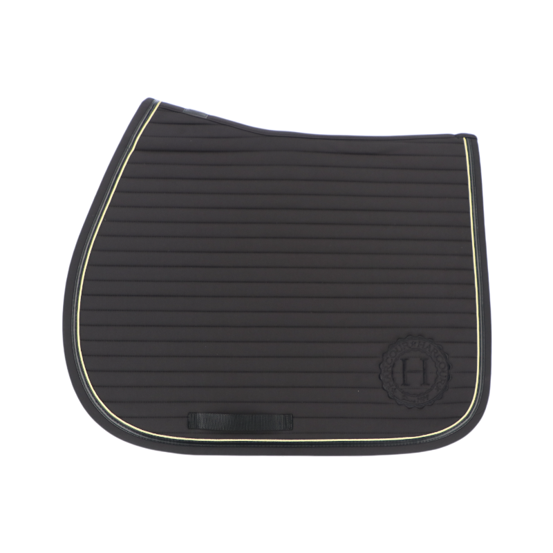 Harcour - Tapis de selle Karembar noir/ gold