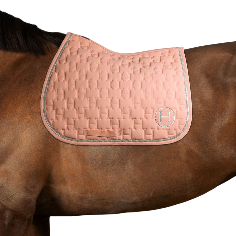 Harcour - Tapis de selle Sirnali abricot | - Ohlala