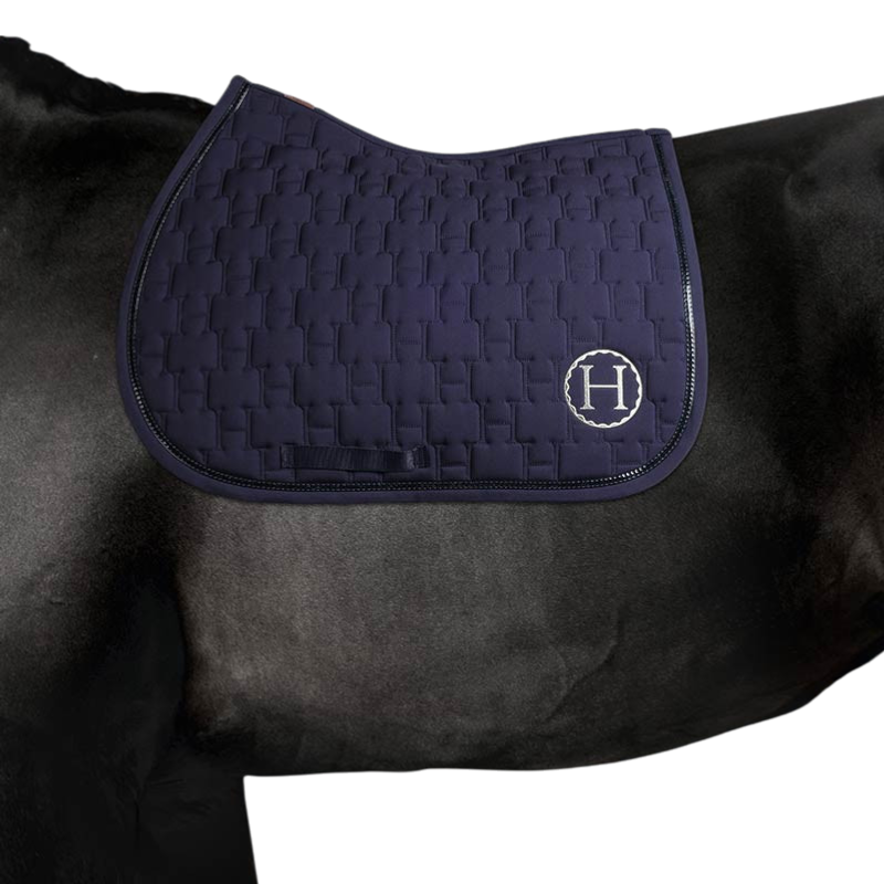Harcour - Tapis de selle Sirnali marine | - Ohlala