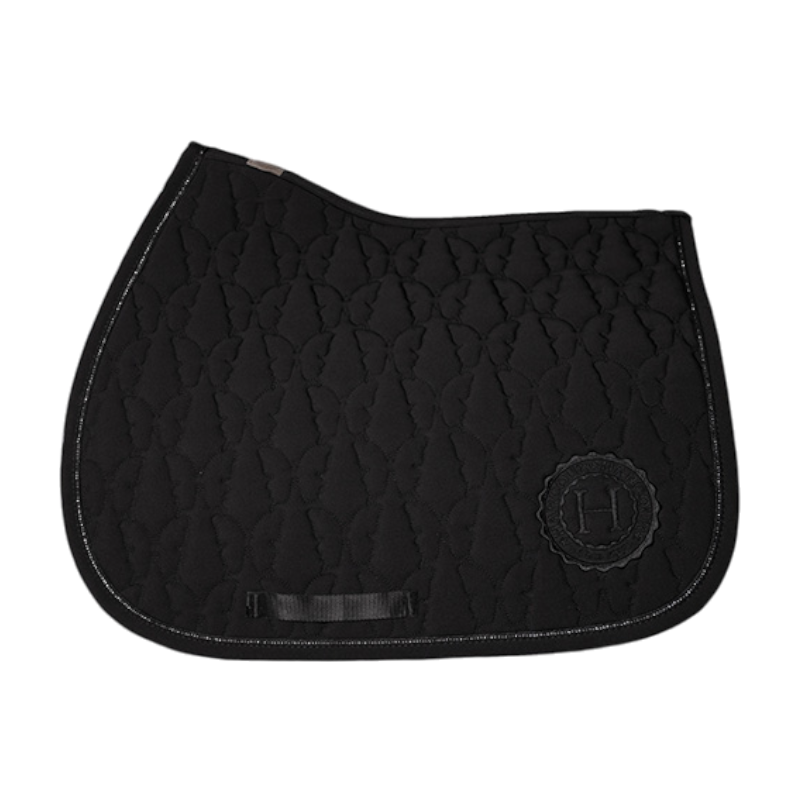 Harcour - Tapis de selle Valliant noir | - Ohlala