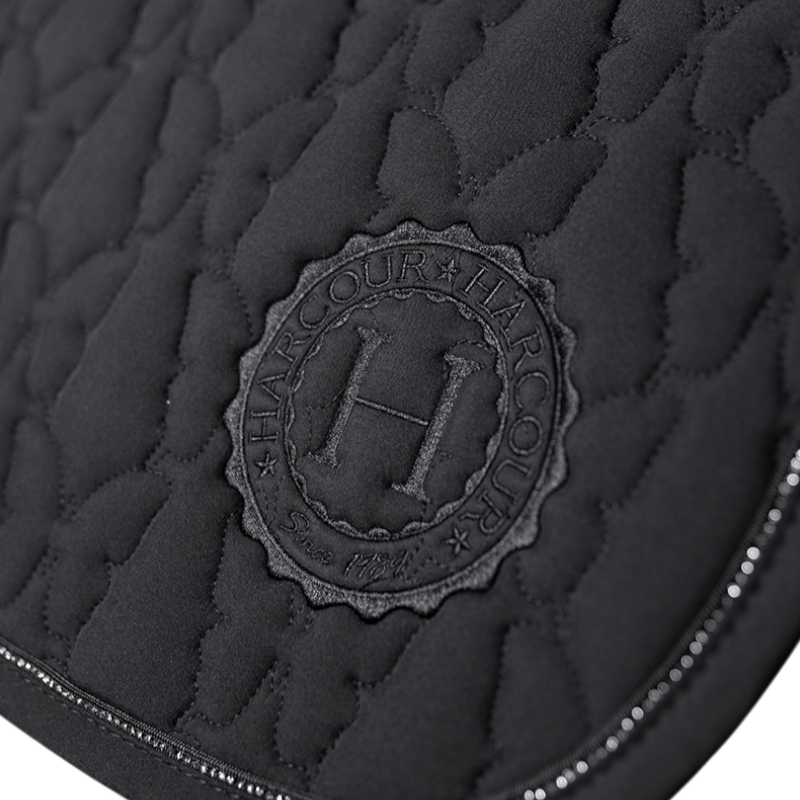 Harcour - Tapis de selle Valliant noir | - Ohlala