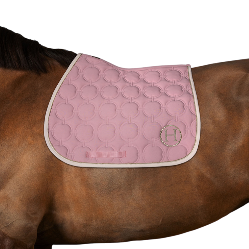Harcour - Tapis de selle Wimpel rose pâle | - Ohlala