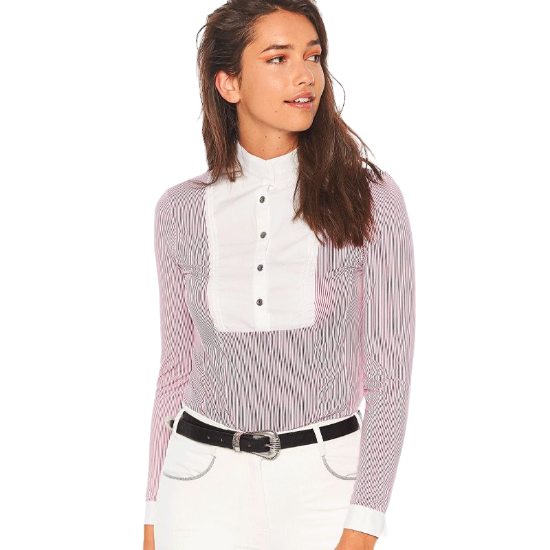 Harcour - Women's Long Sleeve Polo Annie Ripe