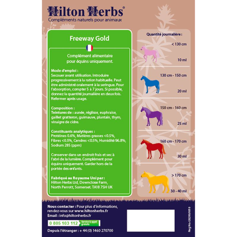 Hilton Herbs - Voedselsupplement Freeway x Gouden luchtwegen
