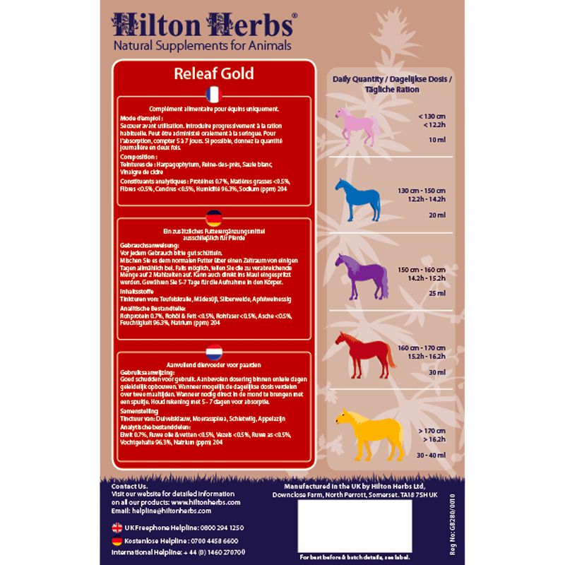 Hilton Herbs - Nahrungsergänzung das Reflaf Gold entzündungshemmend