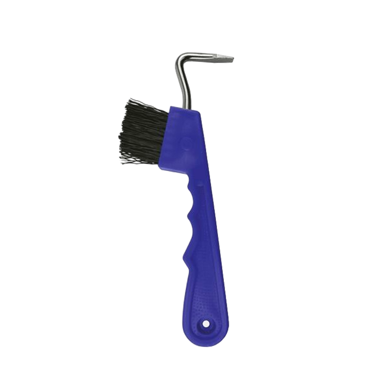 Hippotonic - Blue brush hoof pick