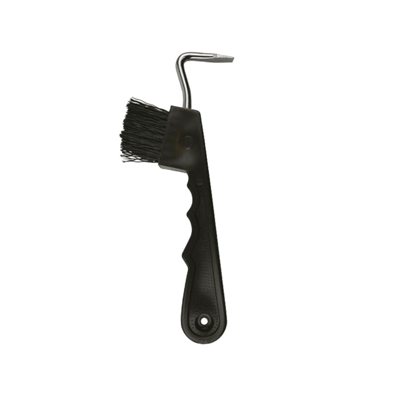 Hippotonic - Black brush hoof pick