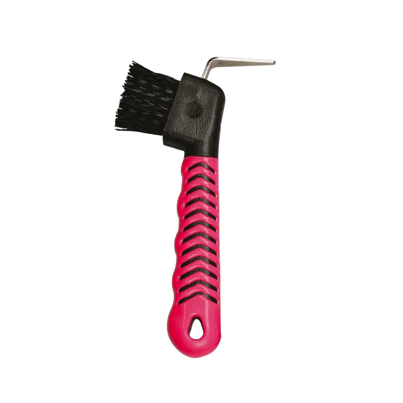 Hippotonic - Soft Hand hoof pick black/fuchsia