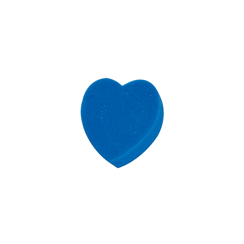 Hippotonic - spons blauwe hartvorm