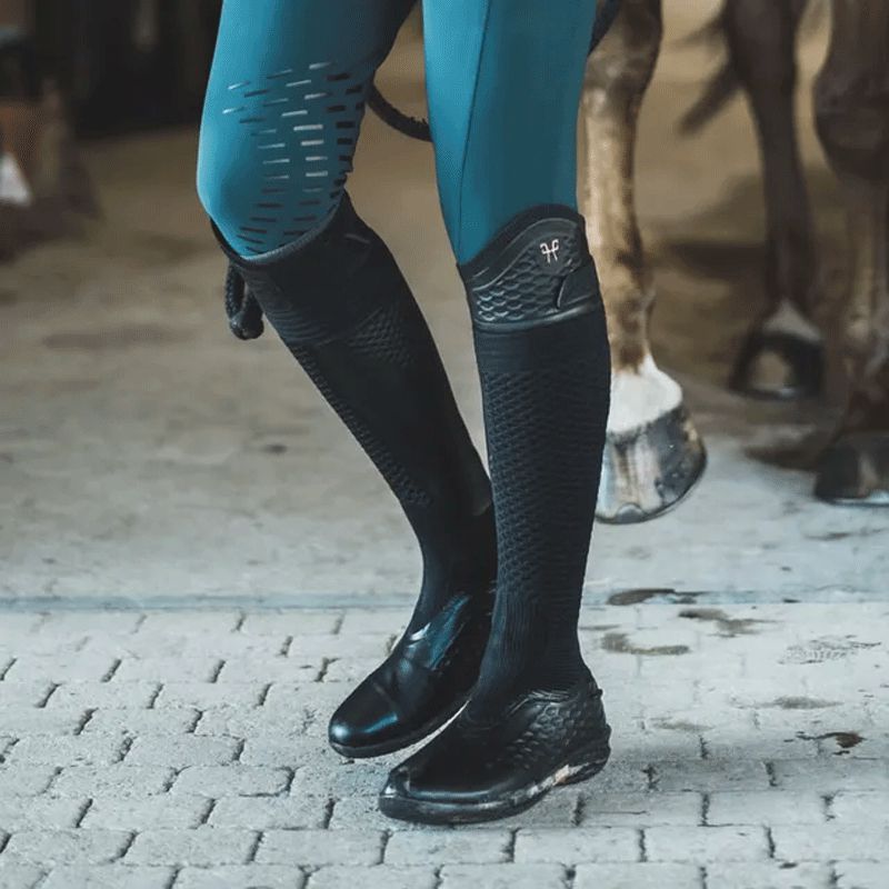 Horse Pilot - Bottes d'équitation femme Teknit Boot noir | - Ohlala