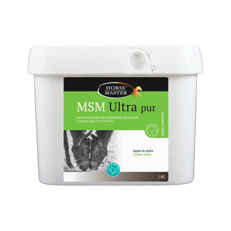 Horse Master - Complément alimentaire Soufre organique MSM Ultra Pur