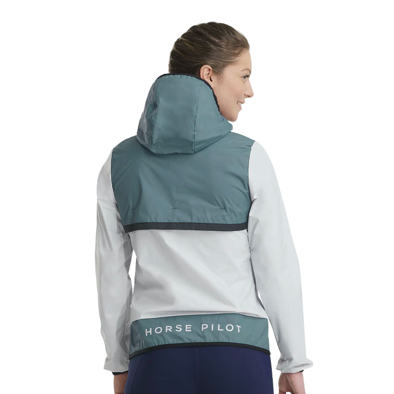 Horse Pilot - Raintech women's waterproof jacket cloudy blue