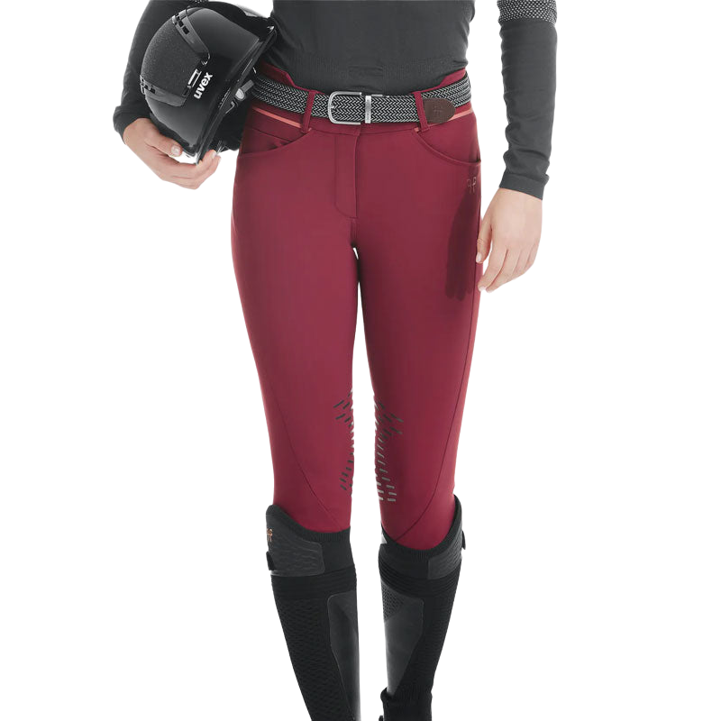 Horse Pilot - Women's riding pants X-Design dark red