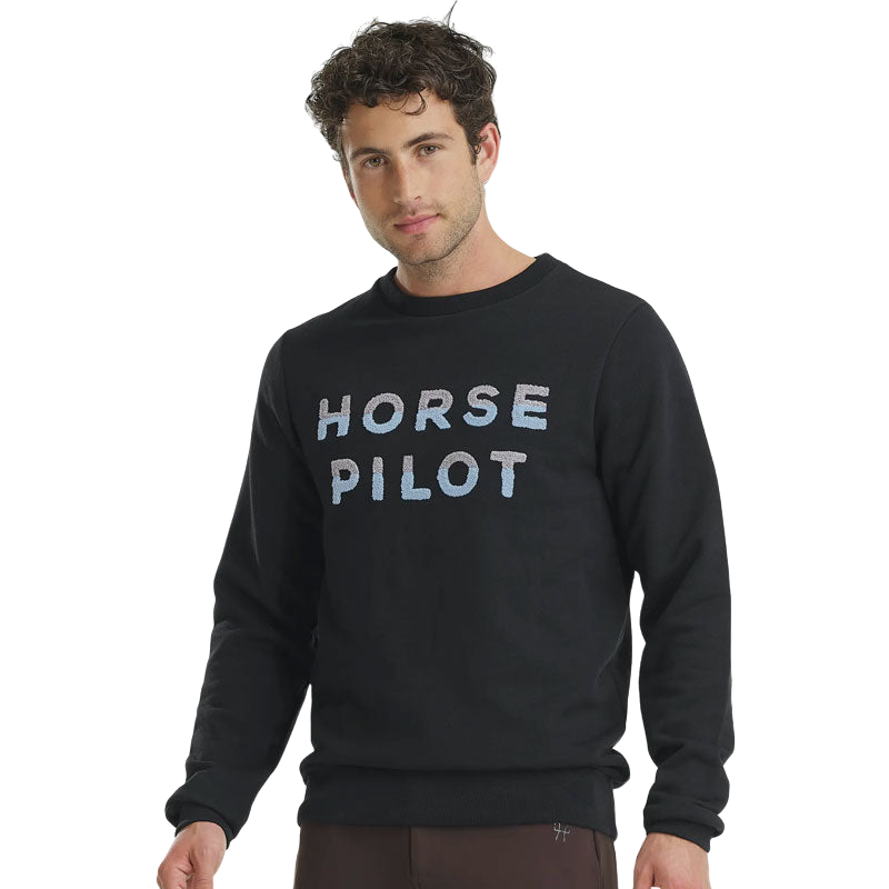 Horse Pilot - Team schwarzer Herrenpullover