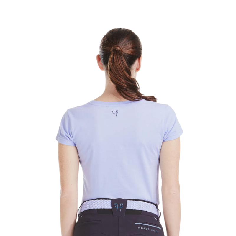 Horse Pilot - T-shirt manches courtes femme Team shirt lavende