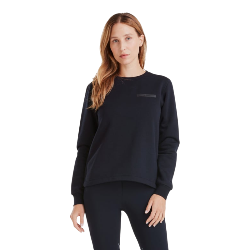 Horse Pilot - Damen Langarm-Sweatshirt Merinos dunkle Nacht 