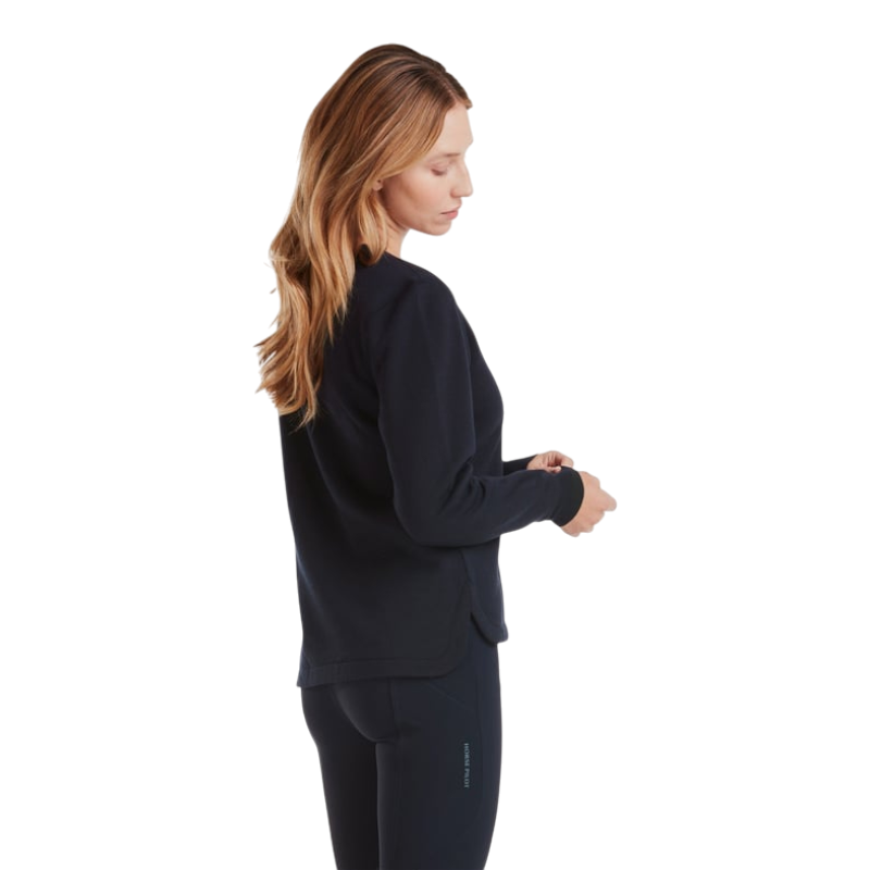 Horse Pilot - Damen Langarm-Sweatshirt Merinos dunkle Nacht 