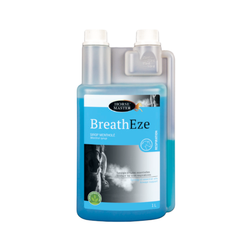 Horse Master - Complément alimentaire sirop mentholé voies respiratoire Breatheze