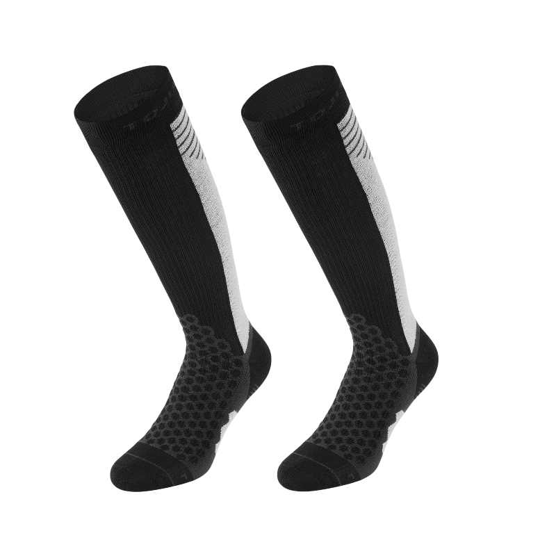 Horse Pilot - Winter compression socks black/grey