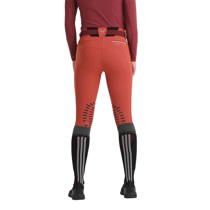 Horse Pilot - Pantalon d'équitation femme X-Design terracotta