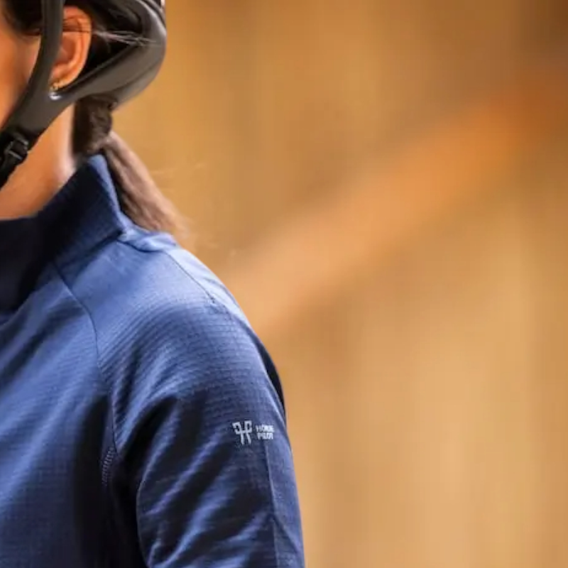 Horse Pilot - T-shirt manches longues femme Winter marine | - Ohlala