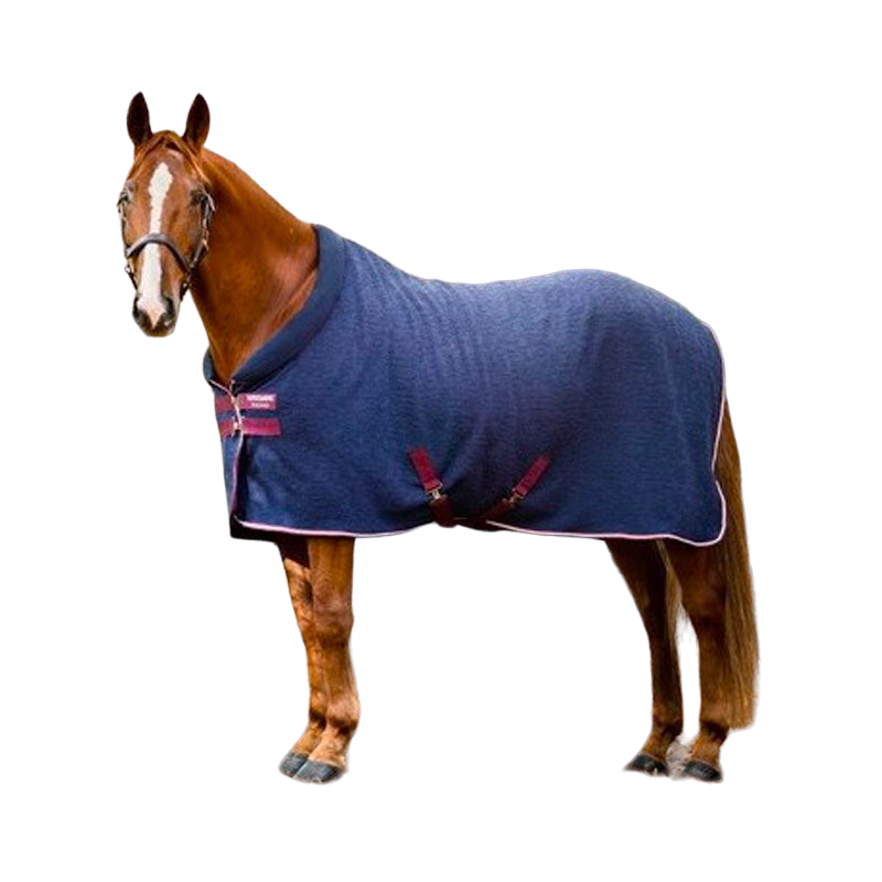 Horseware - Chemise polaire Cosy Cooler à Reliefs marine | - Ohlala