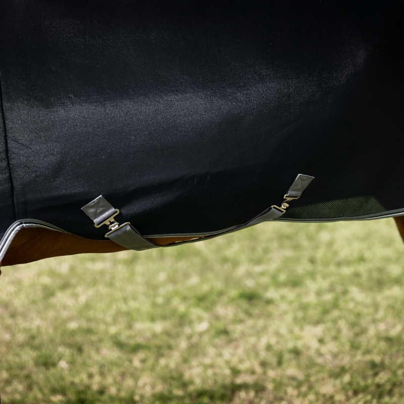 Horseware - Rambo Airmax Cooler schwarze/ Gewittergrau/ Silber Trockenhemd 