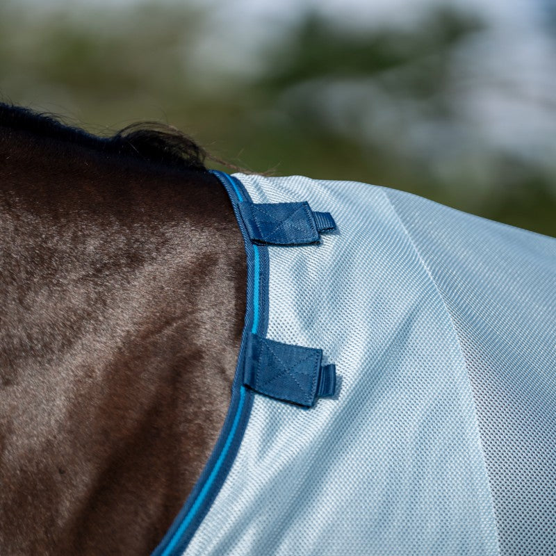 Horseware - Amigo Bug Buster vliegendeken azuurblauw/ marine/ elektrisch blauw 